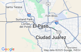 Map of El Paso