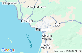 Map of Ensenada
