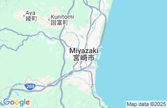 Map of Miyazaki