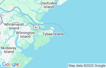 Map of Tybee Island