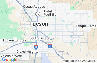 Map of Tucson