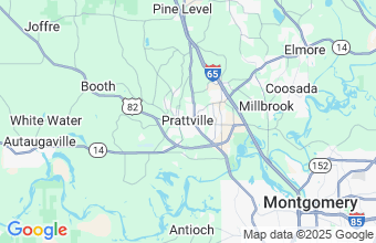 Map of Prattville
