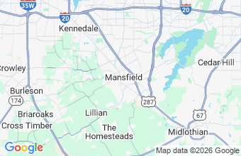 Map of Mansfield