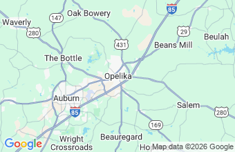 Map of Opelika