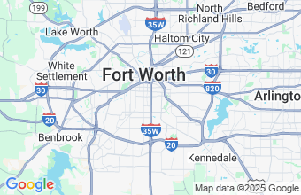 Map of Ft Worth