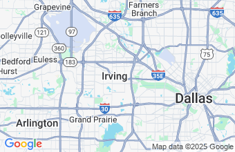 Map of Irving