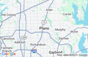 Map of Plano