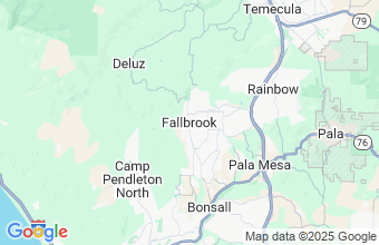 Map of Fallbrook