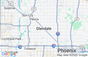 Map of Glendale