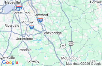 Map of Stockbridge