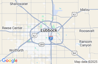Map of Lubbock