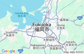 Map of Fukuoka