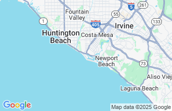 Map of Newport Beach