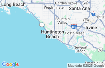 Map of Huntington Beach