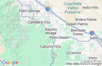 Map of Rancho Mirage