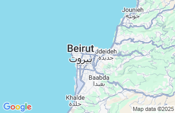 Map of Beirut