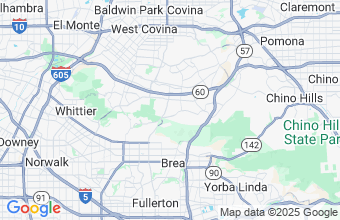 Map of Rowland Heights