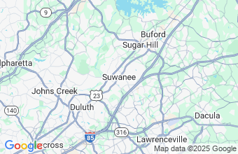 Map of Suwanee