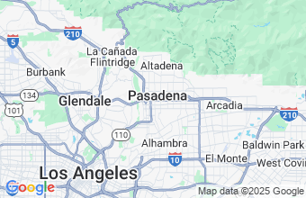 Map of Pasadena