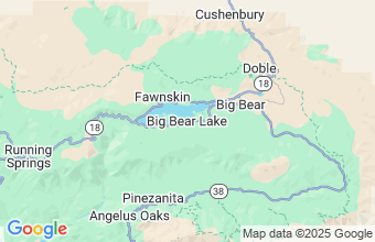 Map of Big Bear Lake