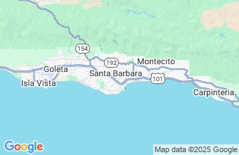 Map of Santa Barbara
