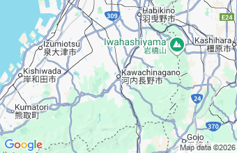 Map of Kawachinagano-shi