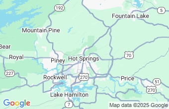 Map of Hot Springs
