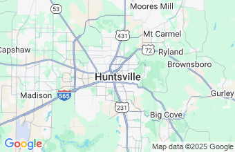 Map of Huntsville
