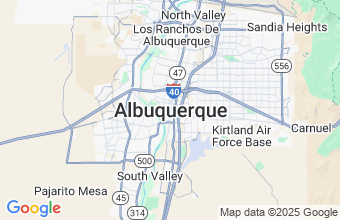 Map of Albuquerque