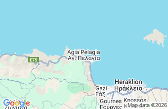 Map of Agia Pelagia