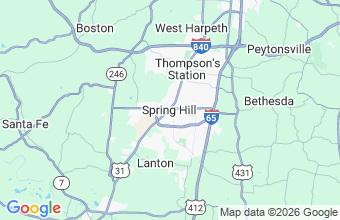 Map of Spring Hill