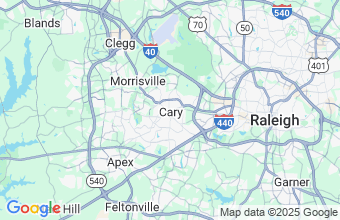 Map of Cary