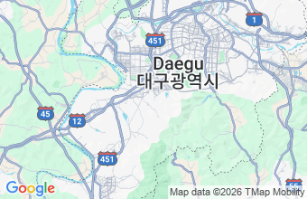 Map of Daegu