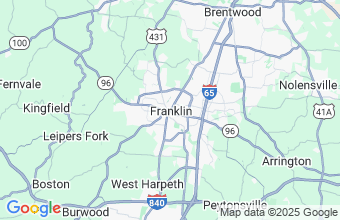 Map of Franklin