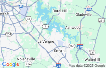 Map of Lavergne