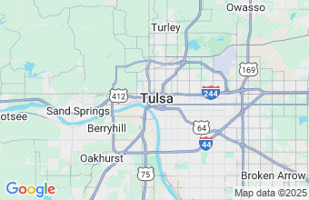 Map of Tulsa