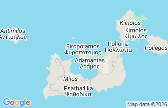 Map of Milos