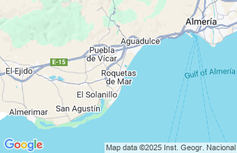 Map of Roquetas De Mar