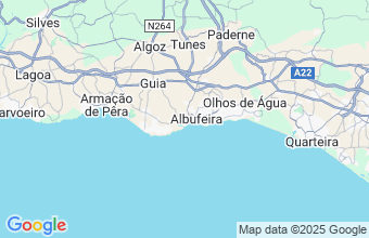 Map of Albufeira