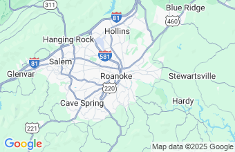 Map of Roanoke