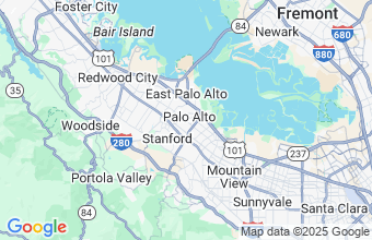 Map of Palo Alto