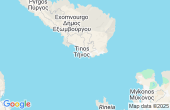 Map of Tinos
