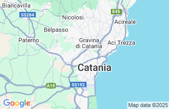 Map of Catania