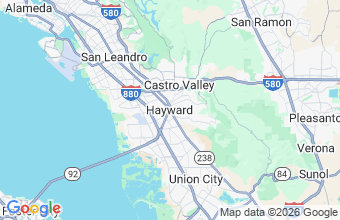 Map of Hayward