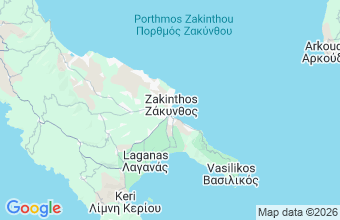 Map of Zakinthos