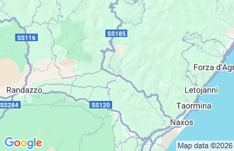 Map of Francavilla Di Sicilia