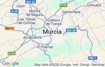 Map of Murcia