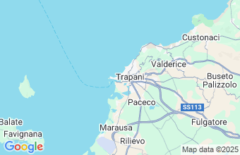 Map of Trapani