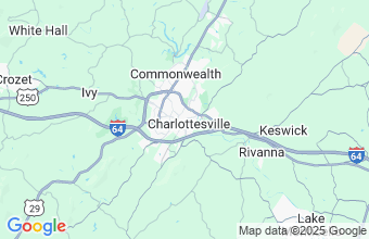 Map of Charlottesville