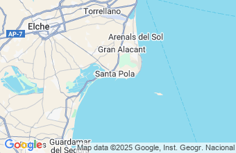 Map of Santa Pola - Alicante